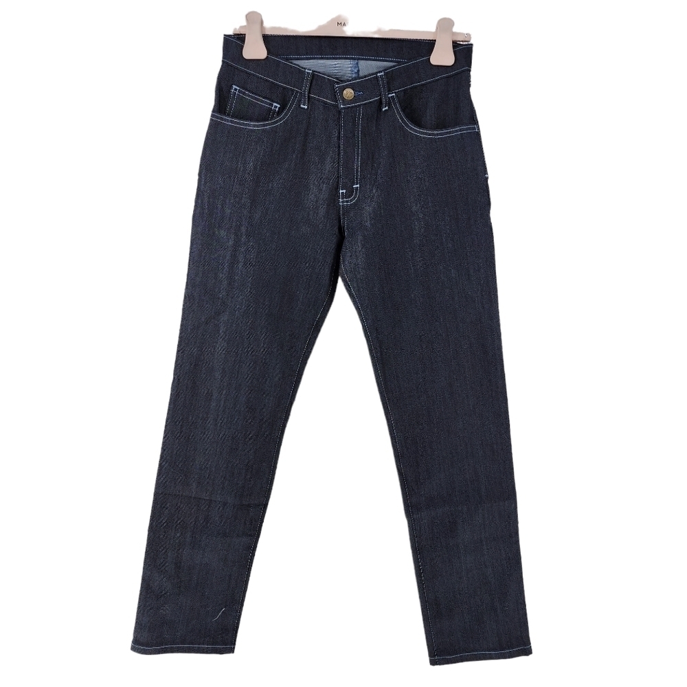 Blue Delta Men's Straight Leg Dark Denim Jean